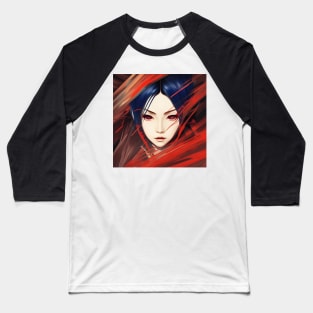 Beaux Animes Art Fantasy Japanese Girl Illustration Design Baseball T-Shirt